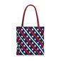 Patriotic Tote Bag, USA Flag Inspired