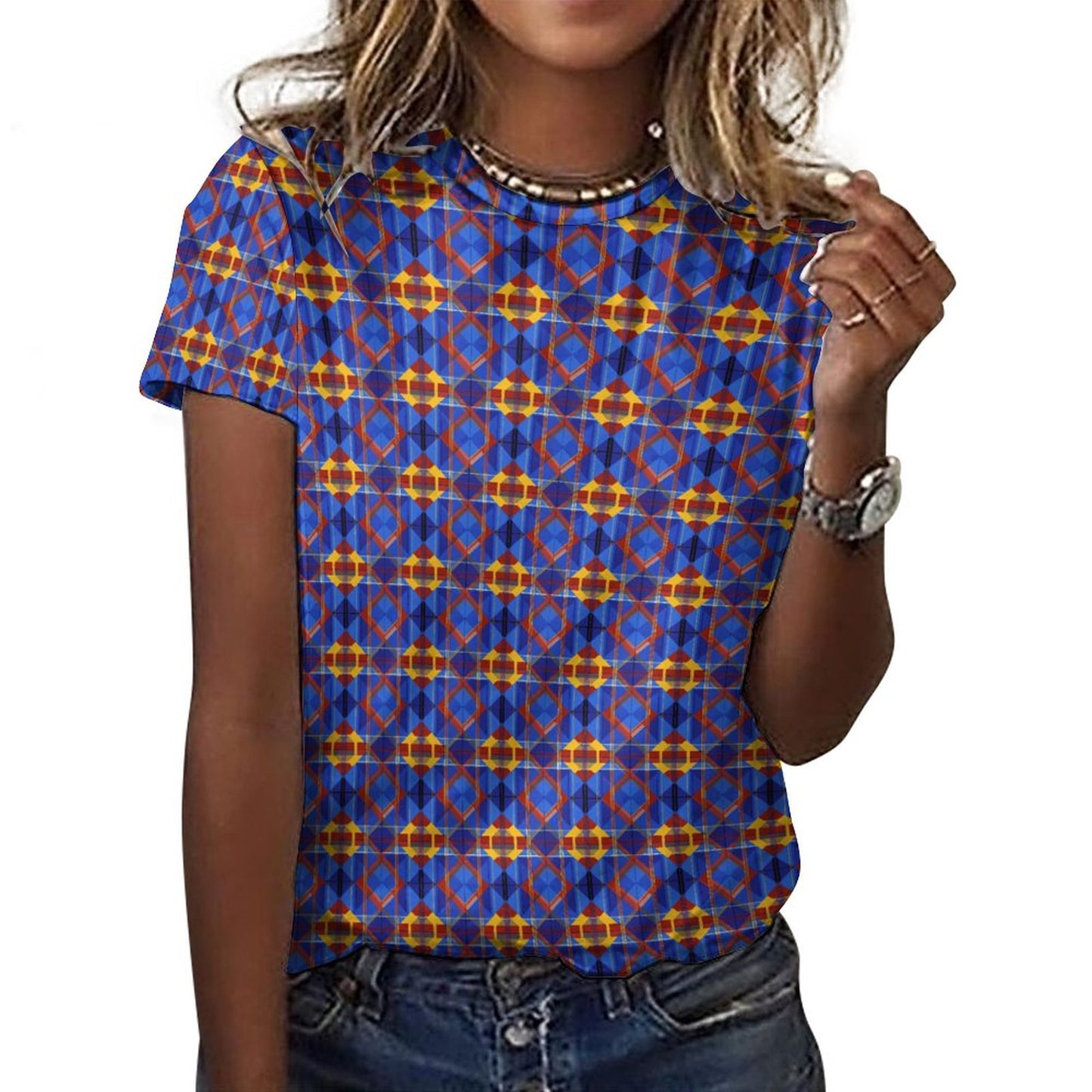 Cotton Summer Short Sleeve T-Shirts for Women