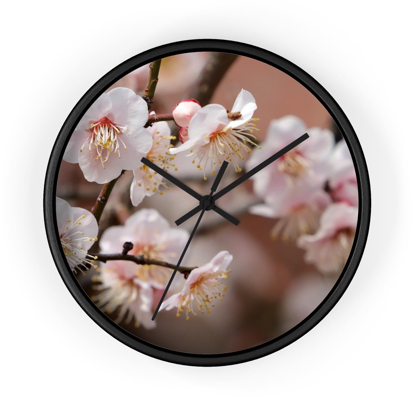 Elegant Floral Wall Clock