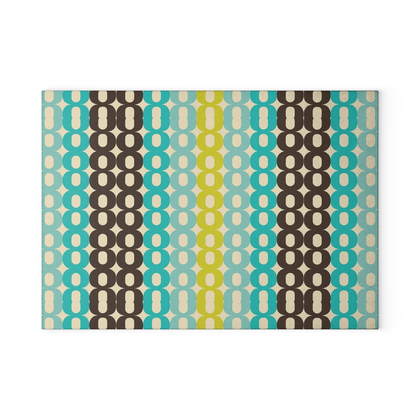 Stylish Glass Cutting Board for Modern Kitchens, Geometric Pattern Kitchen Decor, Perfect Gift for Housewarming, Weddings, Cookware