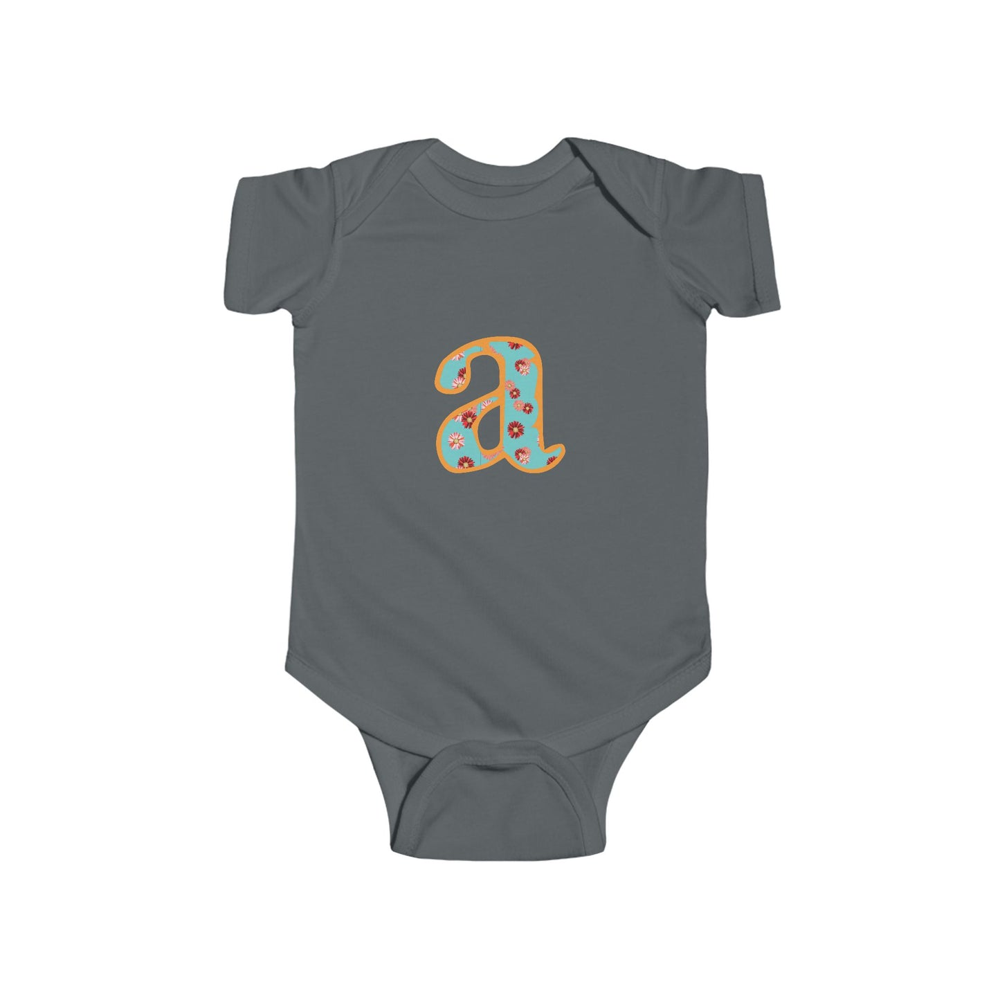 Infant Fine Jersey Bodysuit letter a