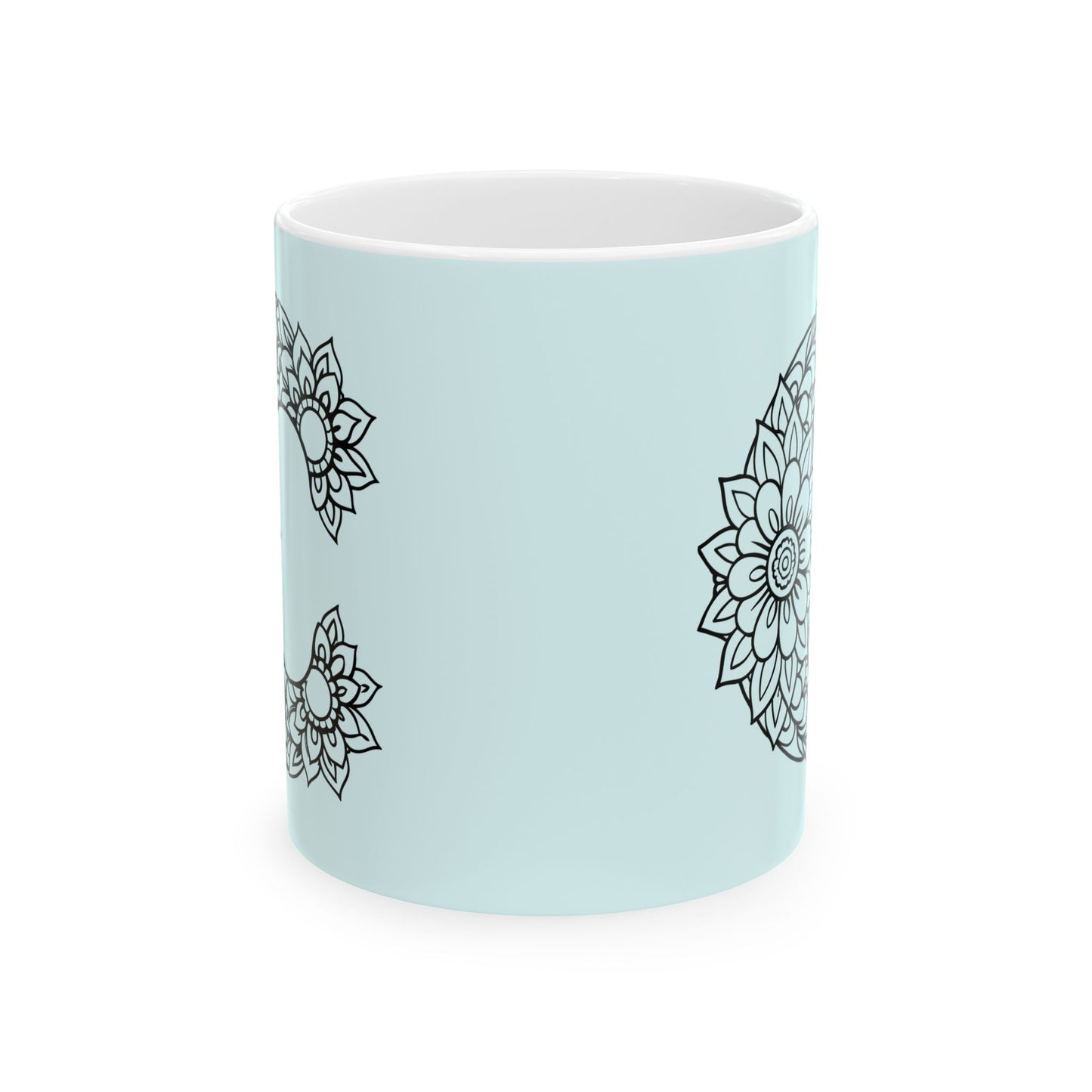 Copy of Mandala Design Ceramic Mug -Letter C Relaxing Gift for Tea Lovers, Coffee Enthusiasts, Home Decor, Perfect for Holidays, Zen Vibe