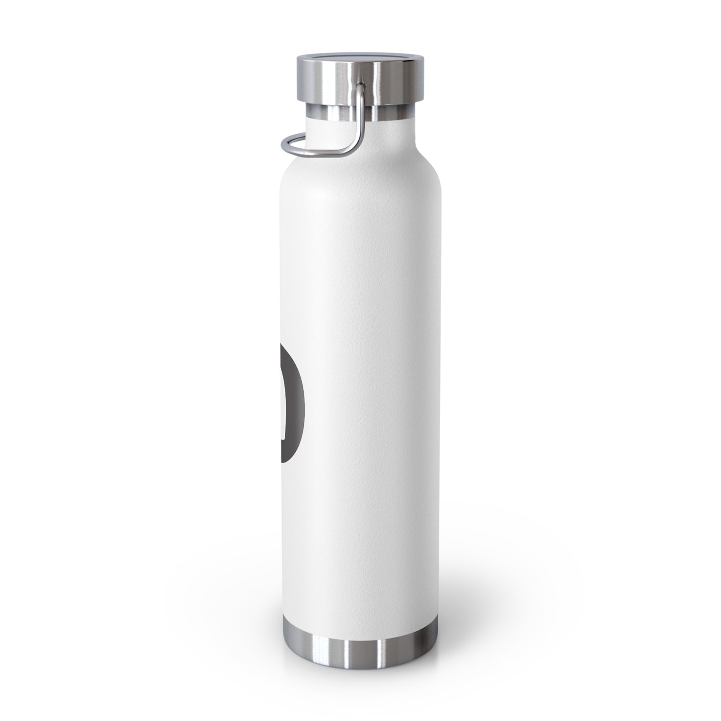 Personalized Copper Insulated Water Bottle, 22oz - "D" Custom Monogram