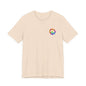 Peace Sign Tie-Dye Tee — Rainbow Hippie Peace Symbol T-Shirt