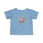 Cute Ice Cream Initial Infant Tee, Baby Shirt, Toddler Clothing, Summer Outfit, Personalized Gift, Kids Apparel