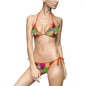 Vibrant Women's Bikini Swimsuit, Colorful Swimwear for Beach Days, Pool Parties, Summer Vacations, Gift for Her, Trendy Swim Style