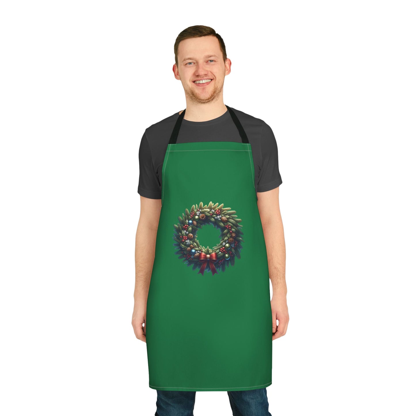 Apron, 5-Color Straps Christmas