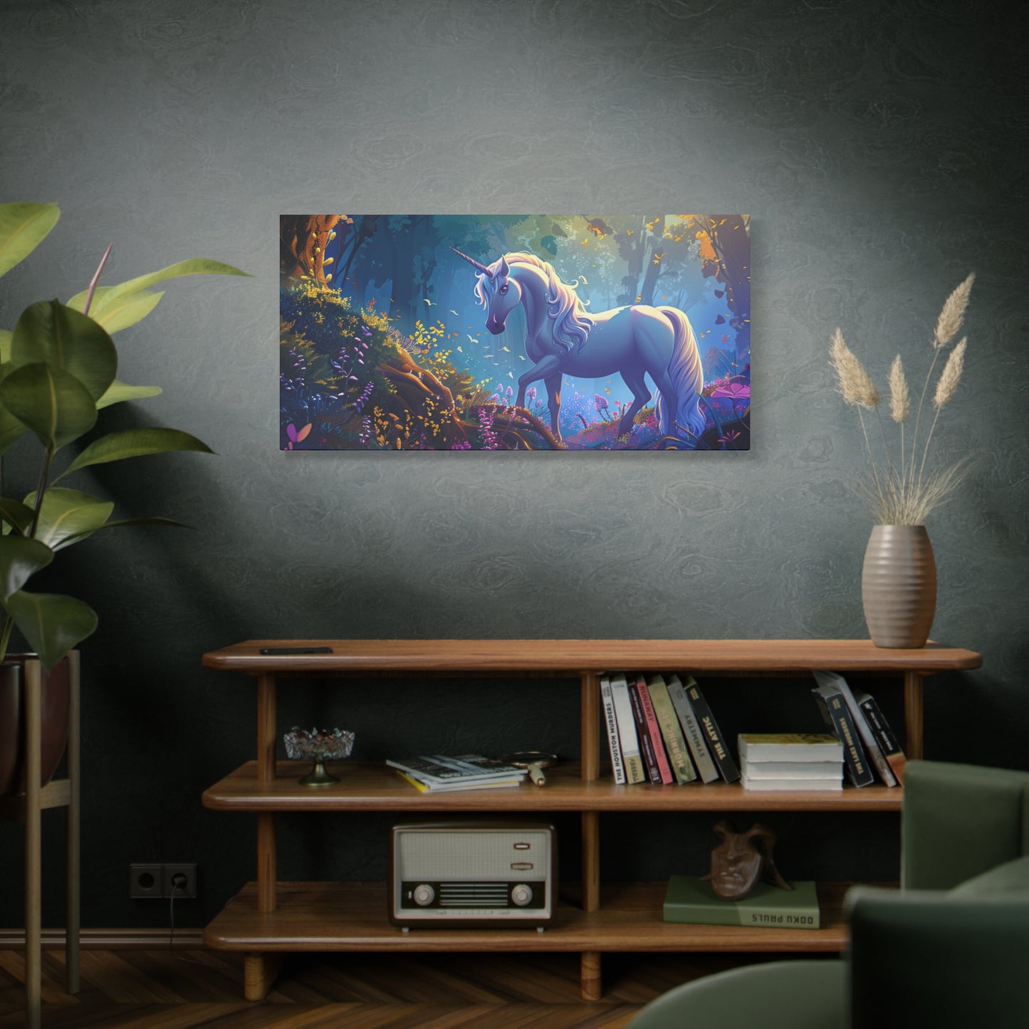Matte Canvas, Stretched, 1.25" - Unicorn