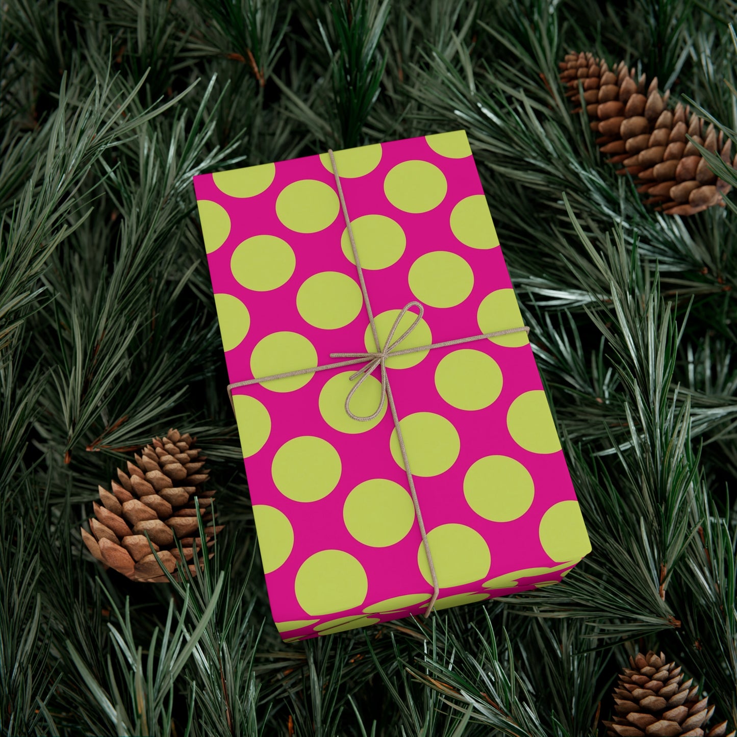 Vibrant Gift Wrap Papers with Polka Dots
