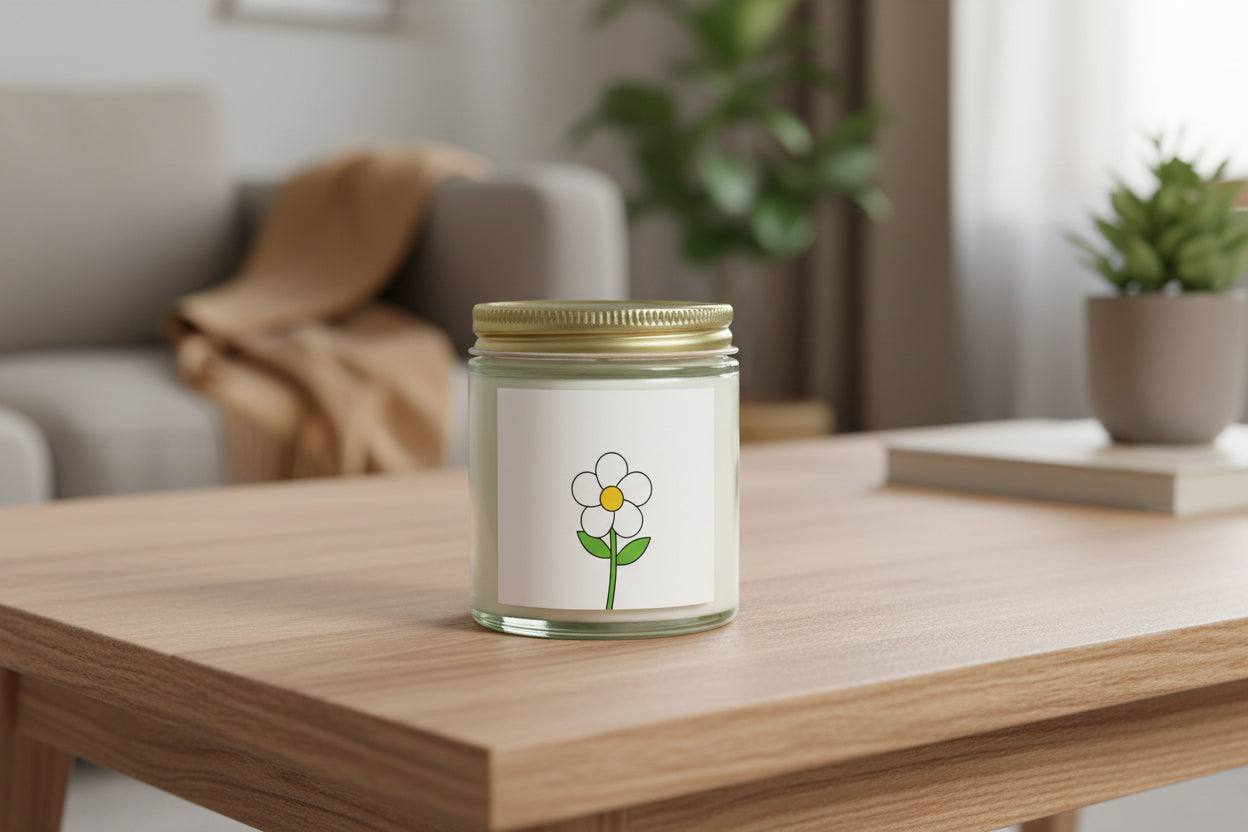 Flower-Designed Scented Candles | Relaxing Aromatherapy Gift, Home Décor, Self-Care, Eco-Friendly Candle