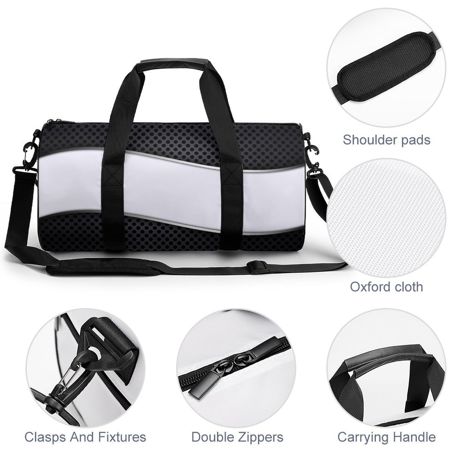 Cylindrical Gym Bag(Multi-sites)