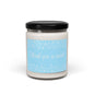Thank You Soy Candle — 9oz Scented Candle Gift (Blue Floral Label)
