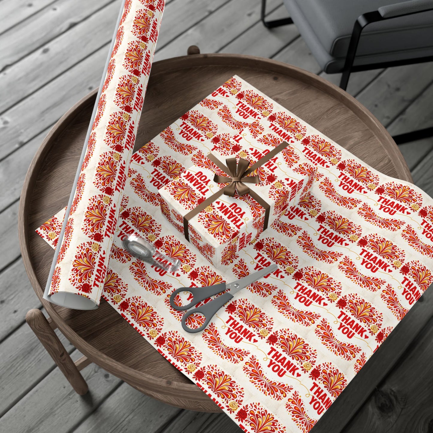 Gift Wrap Papers - "Thank You"