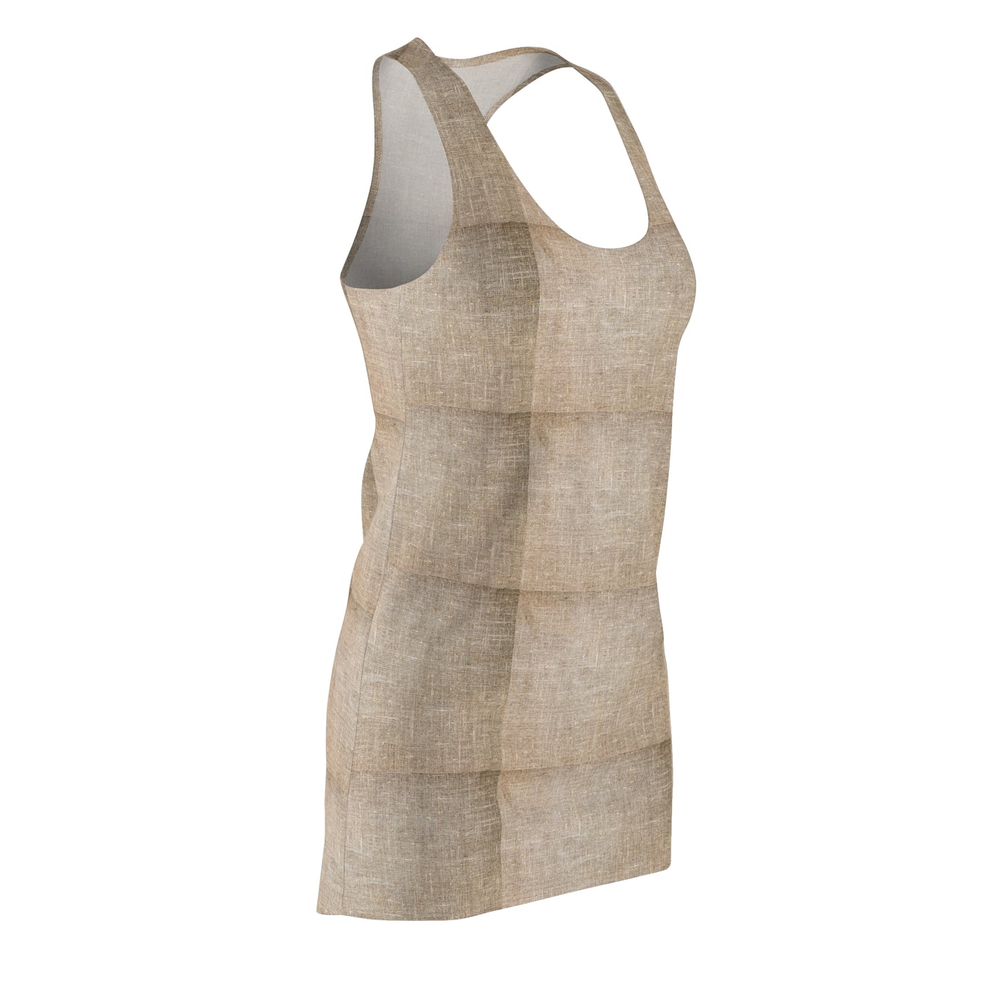 Chic Women's Racerback Dress, Summer Casual Dress, Beach Wear, Festival Outfit, Everyday Comfort Dress, Eco-Friendly Fashion