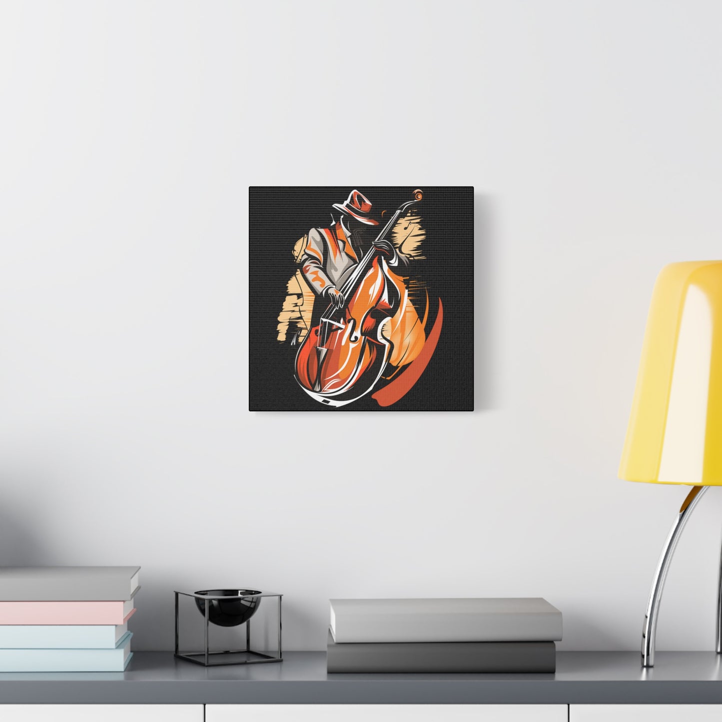 Matte Canvas, Stretched, 1.25" - Bass Player