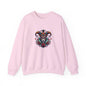 Colorful Mardi Gras Unisex Crewneck Sweatshirt, Festival Sweater