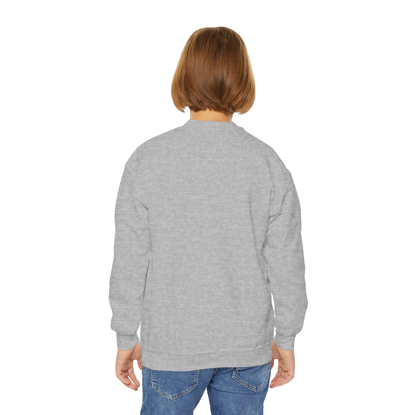 Cool Tiger Youth Crewneck Sweatshirt, Cute Animal Apparel, Teen Style, Gift for Kids, Casual Wear