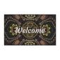 Welcome Heavy Duty Floor Mat — Boho Kaleidoscope Entrance Rug for Home & Office