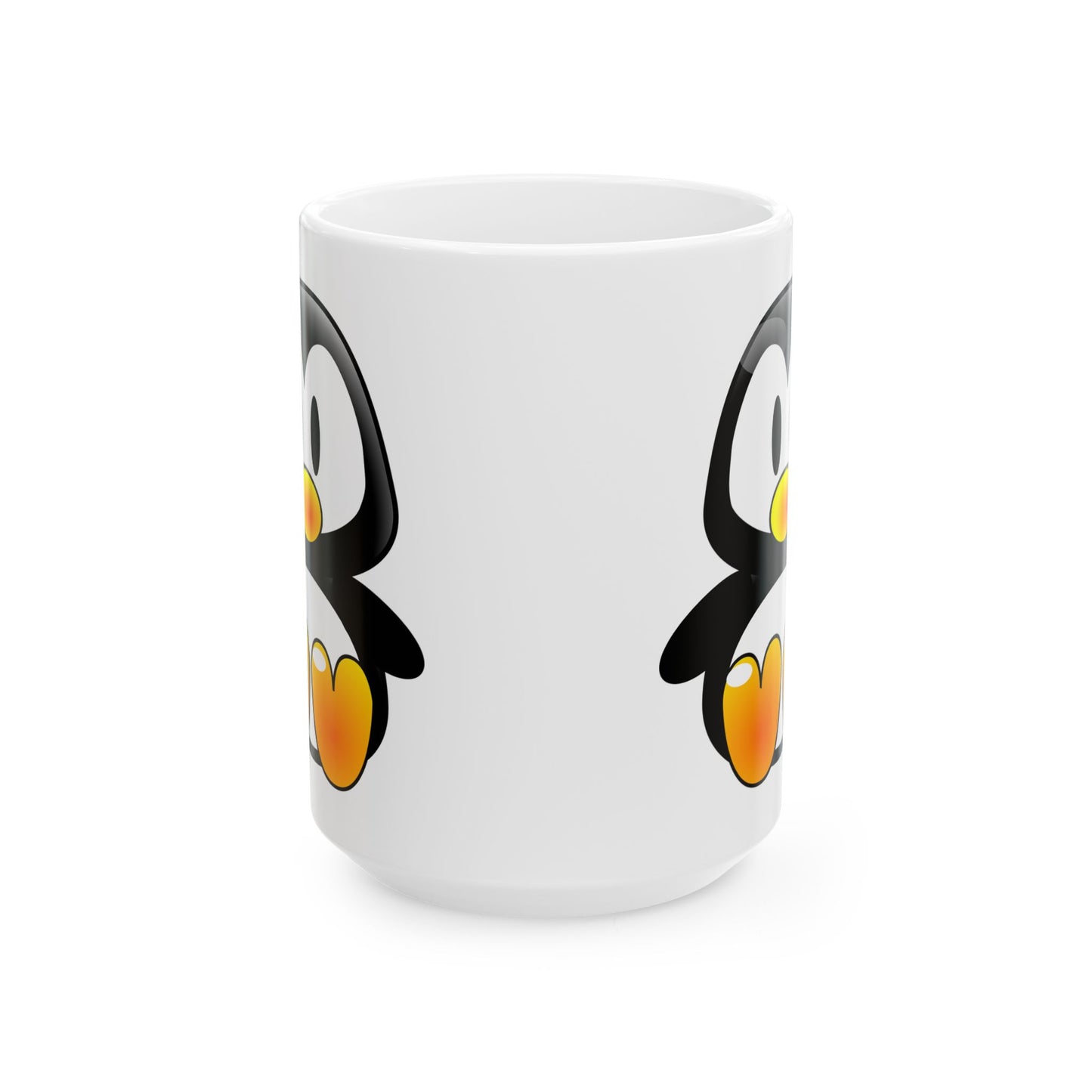 Cute Penguin Ceramic Mug — Adorable Polar Animal Coffee Cup (11oz & 15oz)