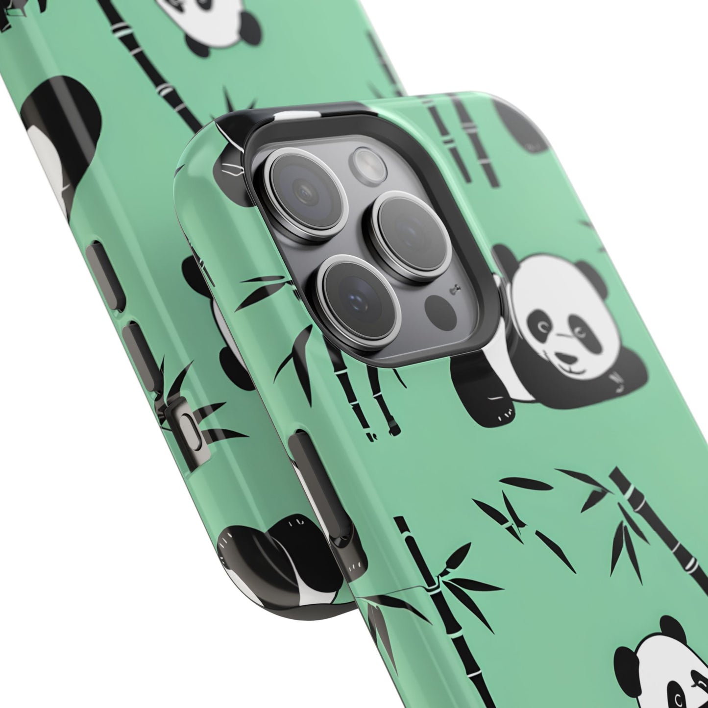 Panda Bamboo Magnetic Impact-Resistant Phone Case