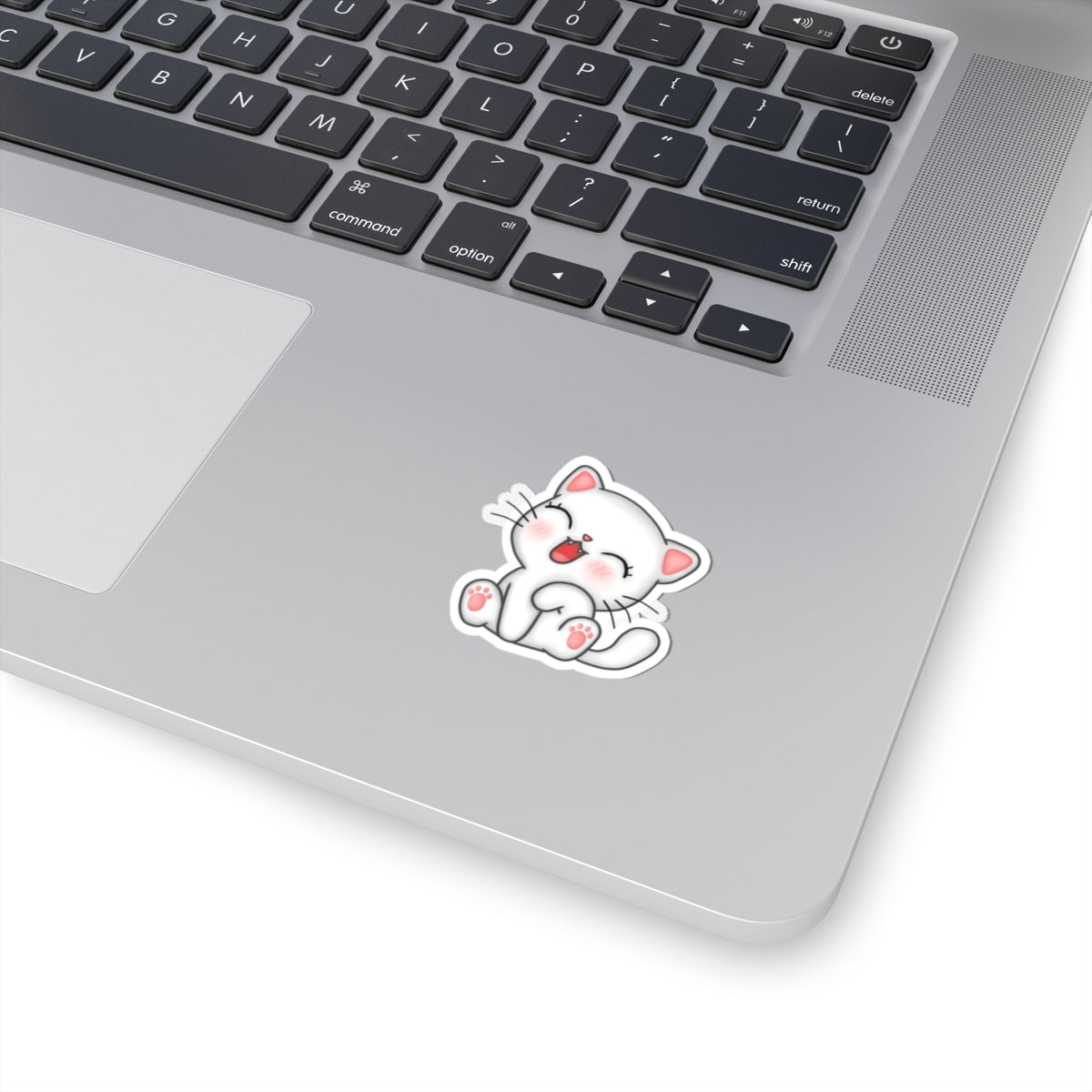 Cute Cat Kiss-Cut Stickers, Adorable Cat Stickers for Laptops, Scrapbooking, Gifts for Cat Lovers, Playful Decor