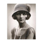 Vintage 1920s Flapper Portrait Canvas