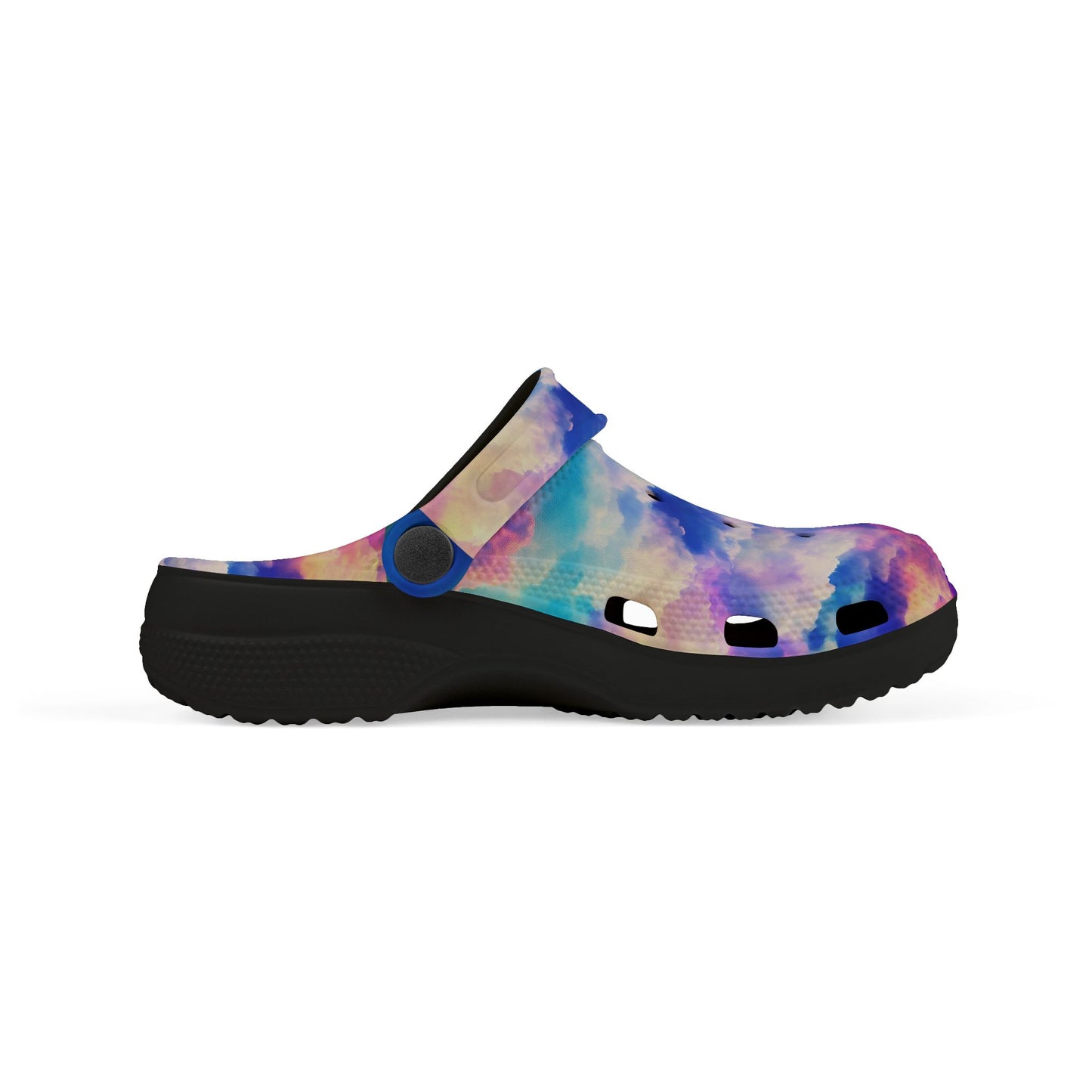 Colorful Kid's EVA Foam Clogs - Tie-Dye Waterproof Slip-Ons for Play, Summer, Parks, Beach, Joyful Footwear