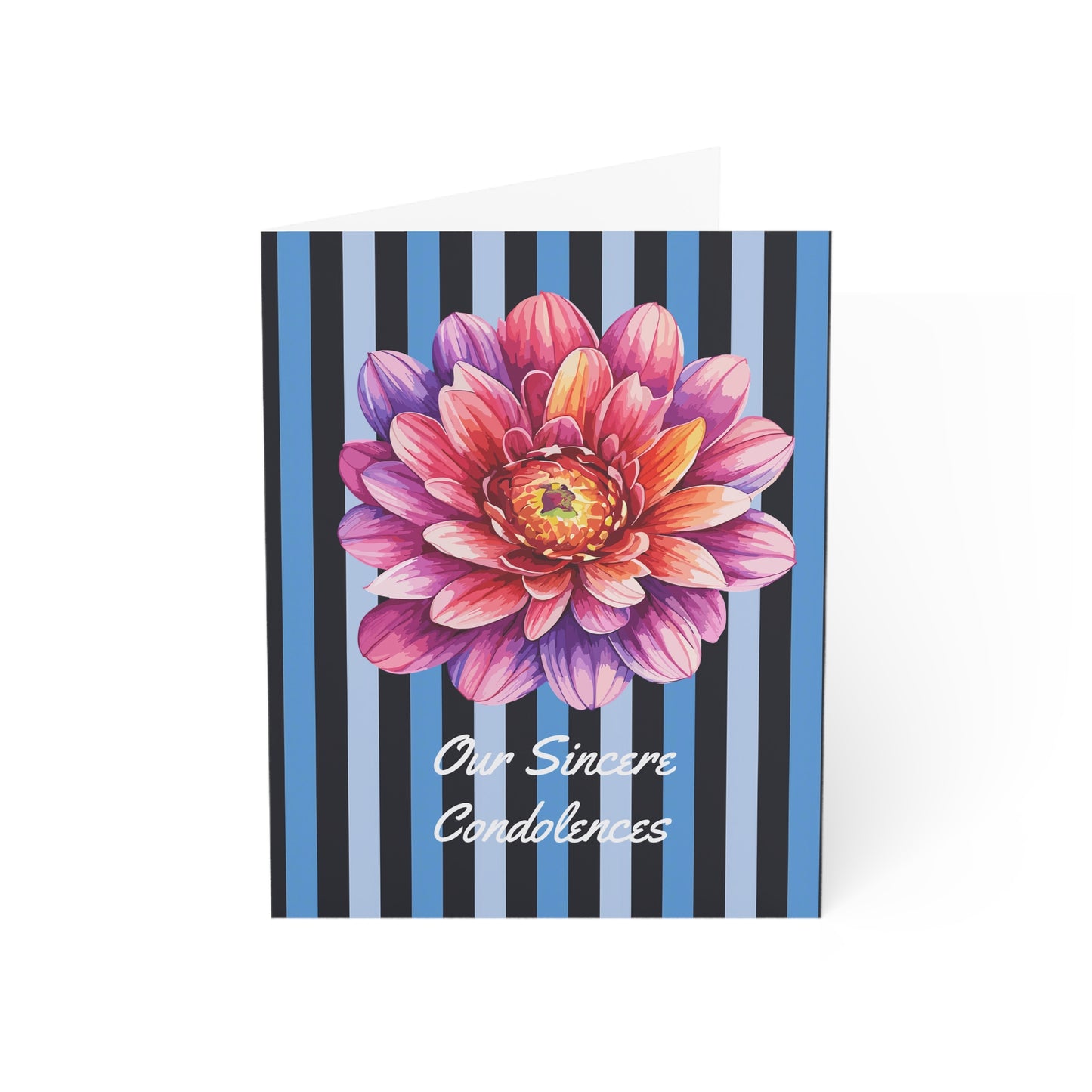 Elegant Floral Sympathy Cards Set