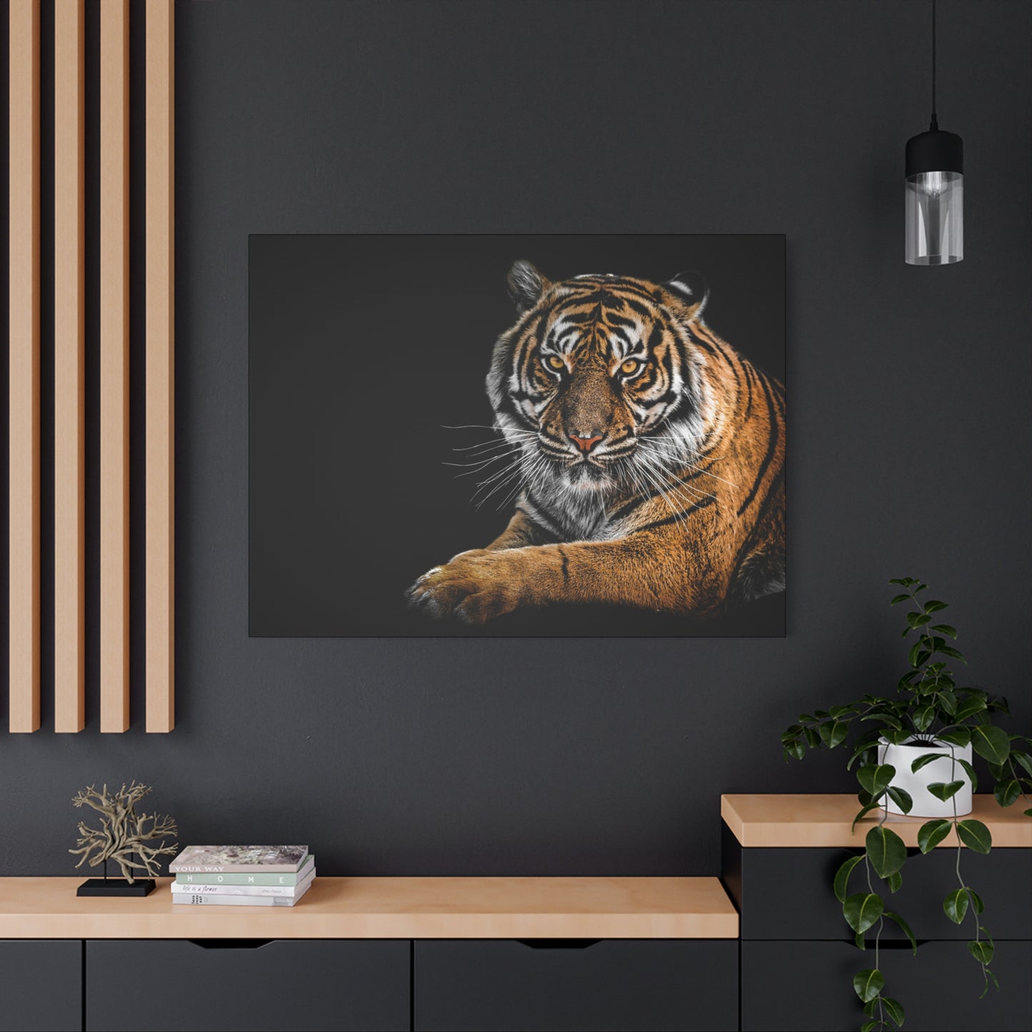 Majestic Tiger Canvas Art, Perfect for Animal Lovers