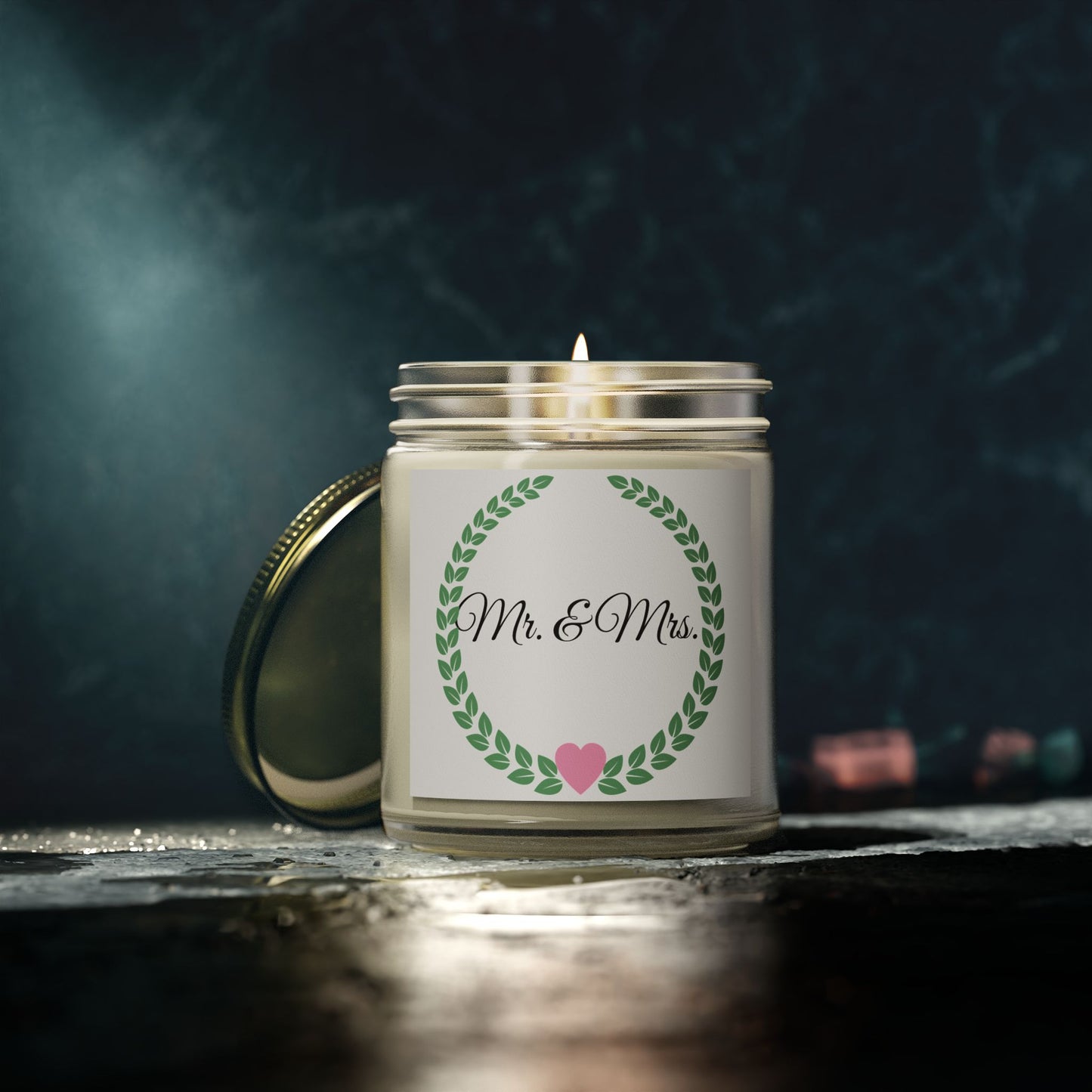 Mr & Mrs Scented Candles - Perfect Wedding Favor, Bridal Shower Gift, Home Décor, Engagement Celebration