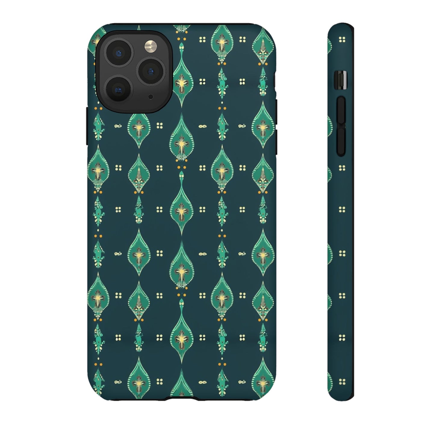 Emerald Boho Teardrop Phone Case