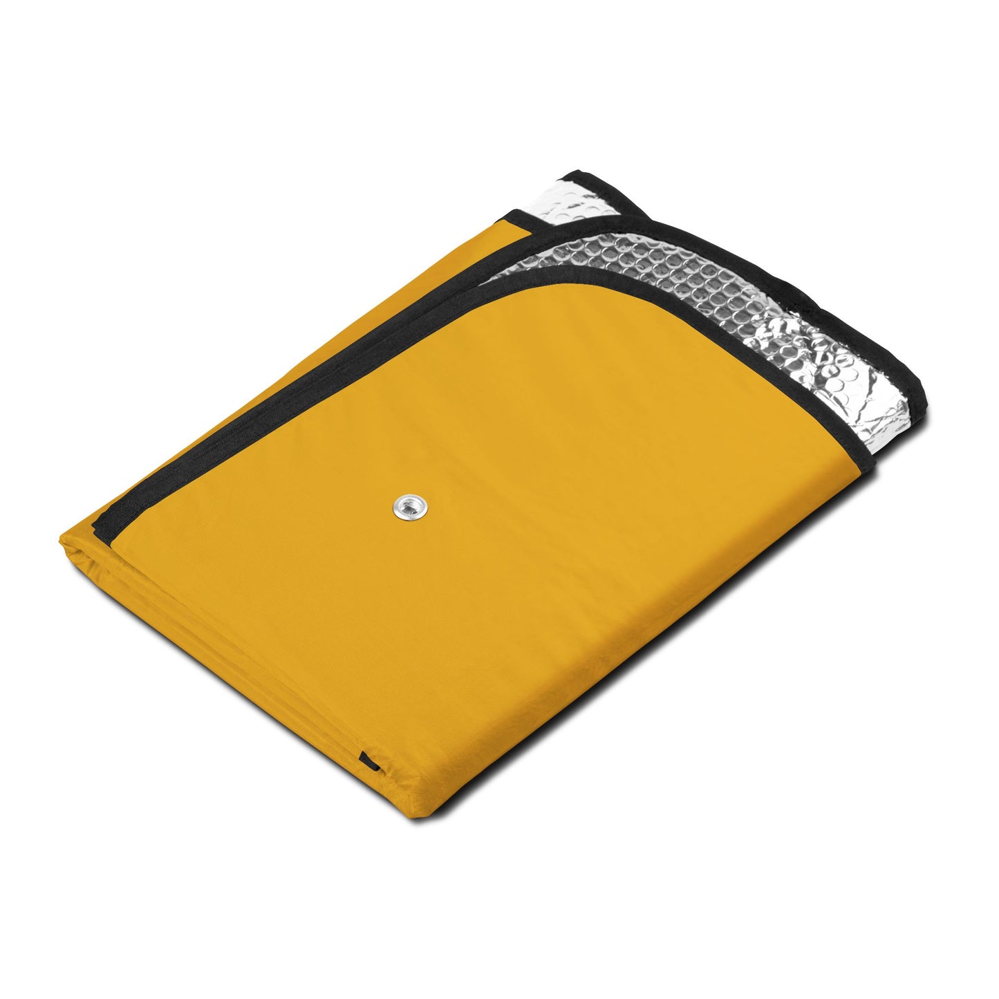 Retro Floral Beetle Car Sun Shade — Yellow Windshield Sunshade