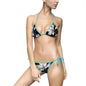 Elegant Floral Women's Bikini Swimsuit, Beachwear, Summer Pool Party, Vacation Fashion, Gift for Her, Swimwear