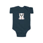 Cute Panda Infant Bodysuit, Adorable Baby Onesie, Perfect Baby Shower Gift, Infant Apparel, Cute Baby Outfit, Cartoon Baby Clothes
