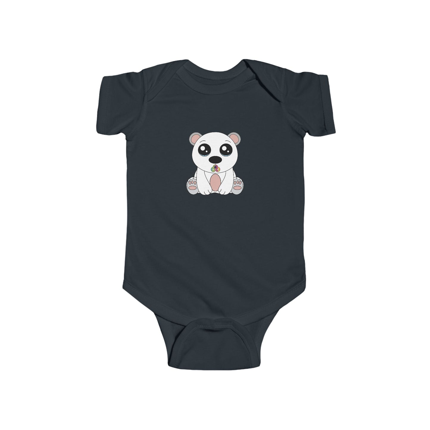 Cute Panda Infant Bodysuit, Adorable Baby Onesie, Perfect Baby Shower Gift, Infant Apparel, Cute Baby Outfit, Cartoon Baby Clothes