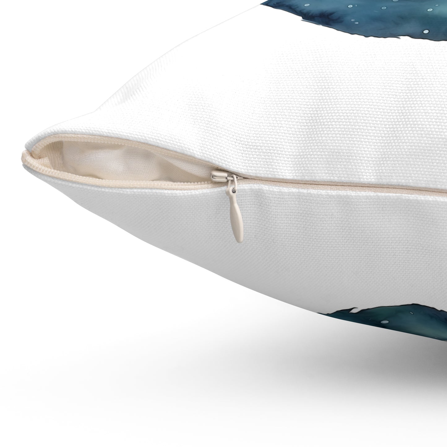 Spun Polyester Square Pillow - Moon