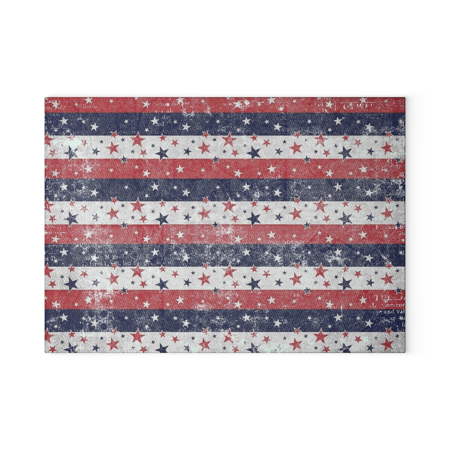 Patriotic Glass Cutting Board