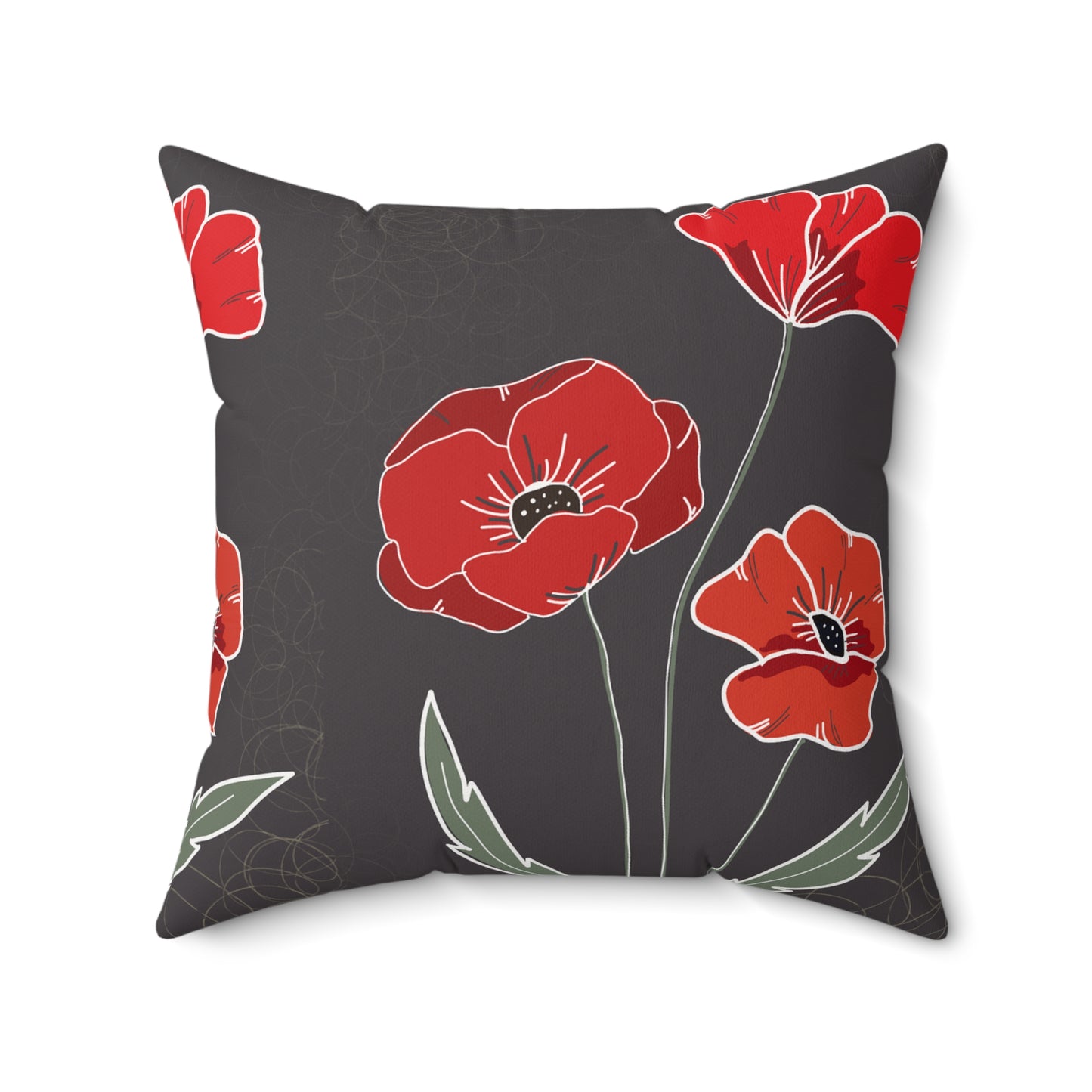 Spun Polyester Square Pillow