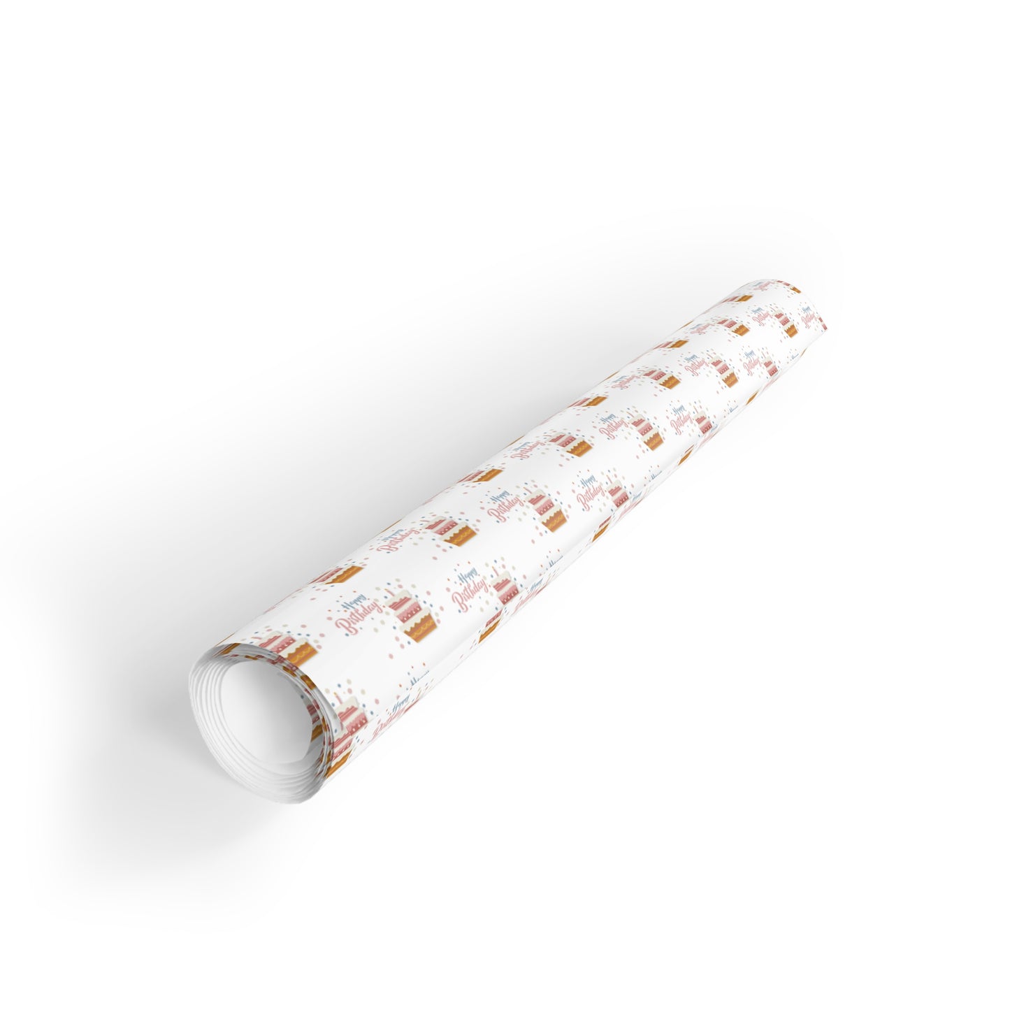 Birthday Cake Gift Wrap Roll, Wrapping Paper for Occasions, Festive Gift Wrap, Birthday Party Decor, Cute Gift Packaging