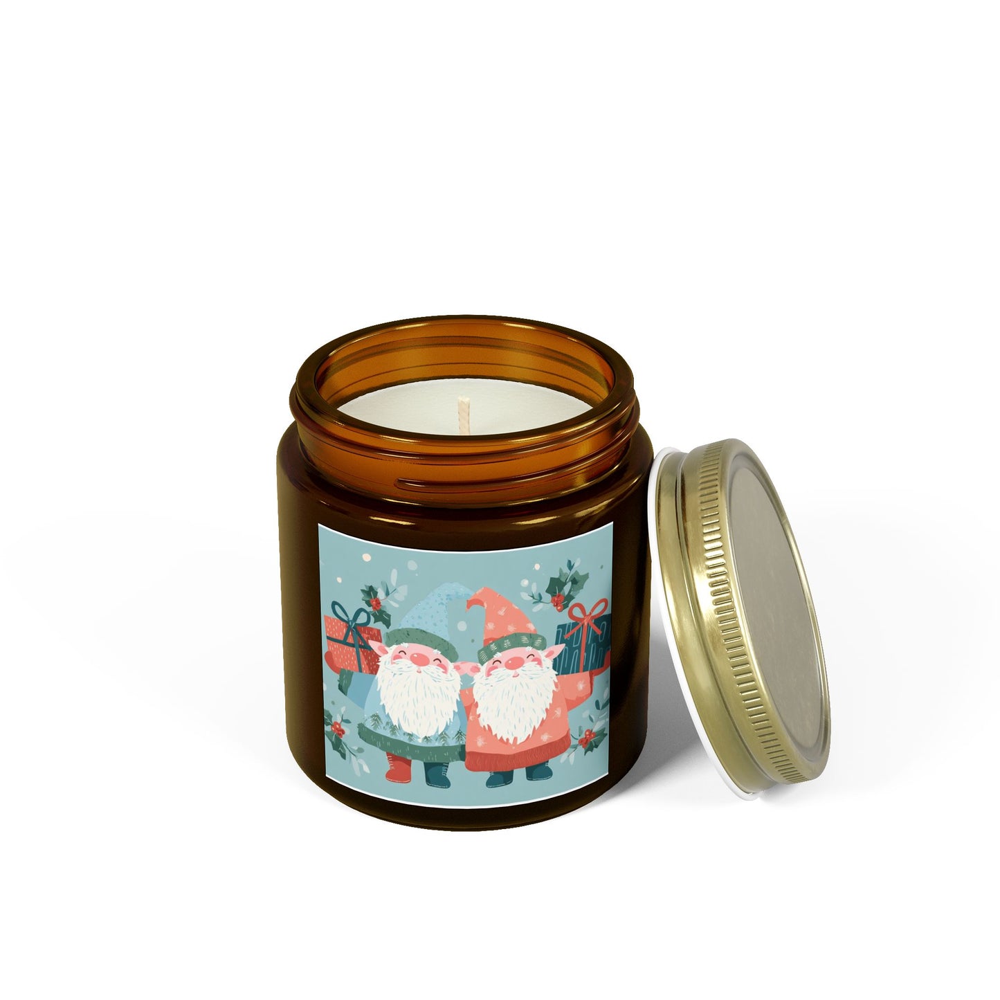 Festive Scented Candles | Coconut Apricot Wax, Holiday Decor, Gifts for Her, Home Fragrance, Christmas, Cozy Atmosphere, Seasonal Decor