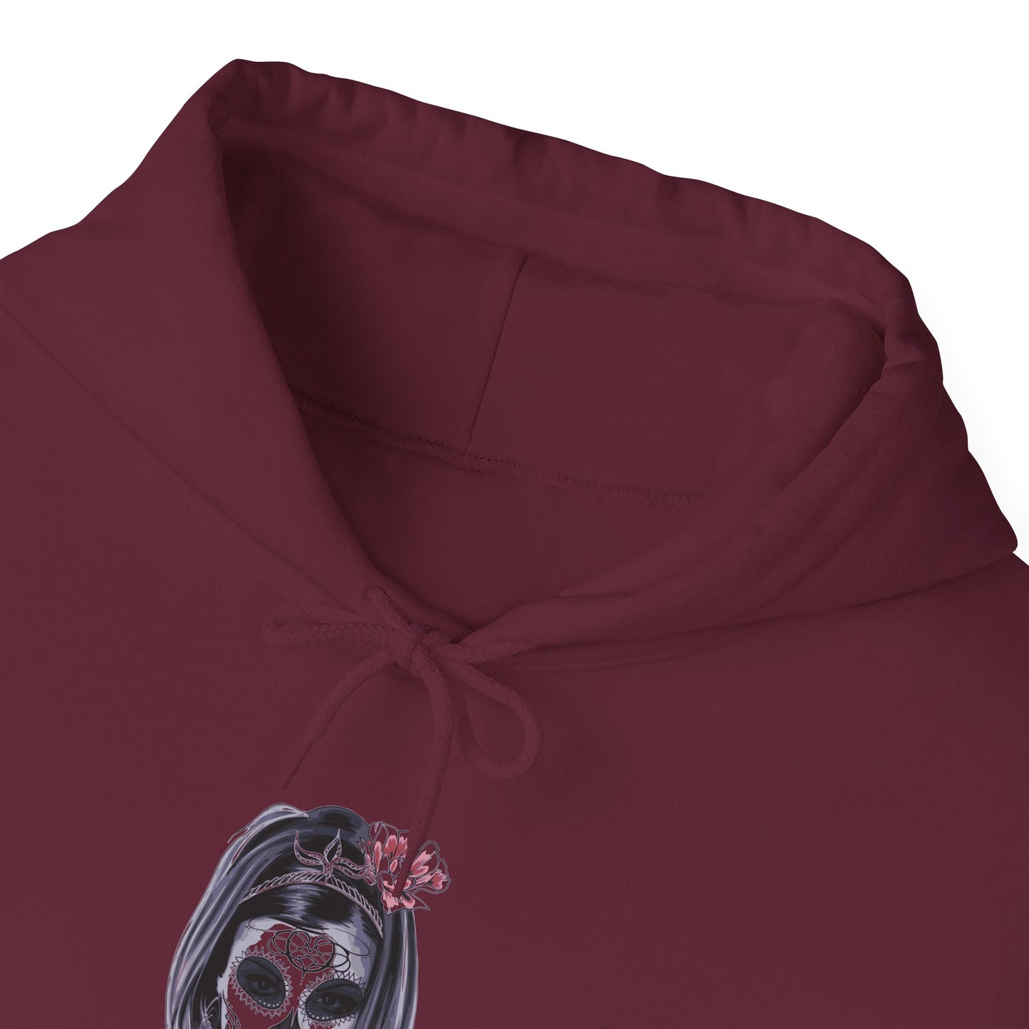 Day of the Dead Hoodie | Unisex Heavy Blend Sweatshirt, Skull Art, Mexican Holiday Apparel, Halloween Costume, Festival Gear