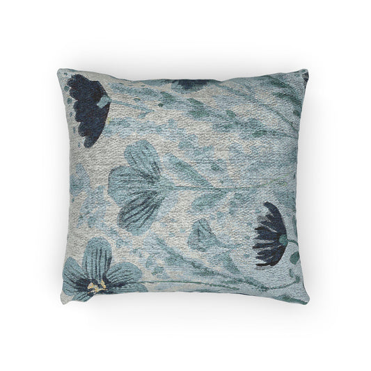 Boho Floral Woven Pillow | Cozy Home Decor, Nature Inspired Gift, Couch Cushion, Relaxation Accessory, Vintage Style