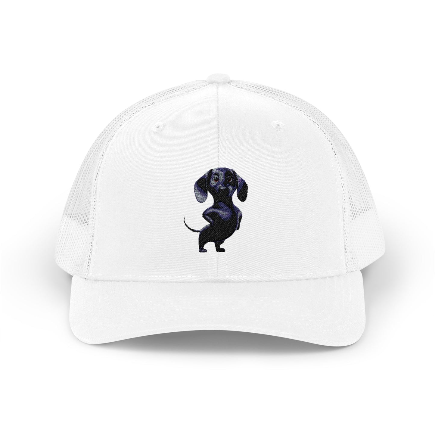 Dachshund Galaxy Trucker Cap – Embroidered Space Sausage Dog Snapback
