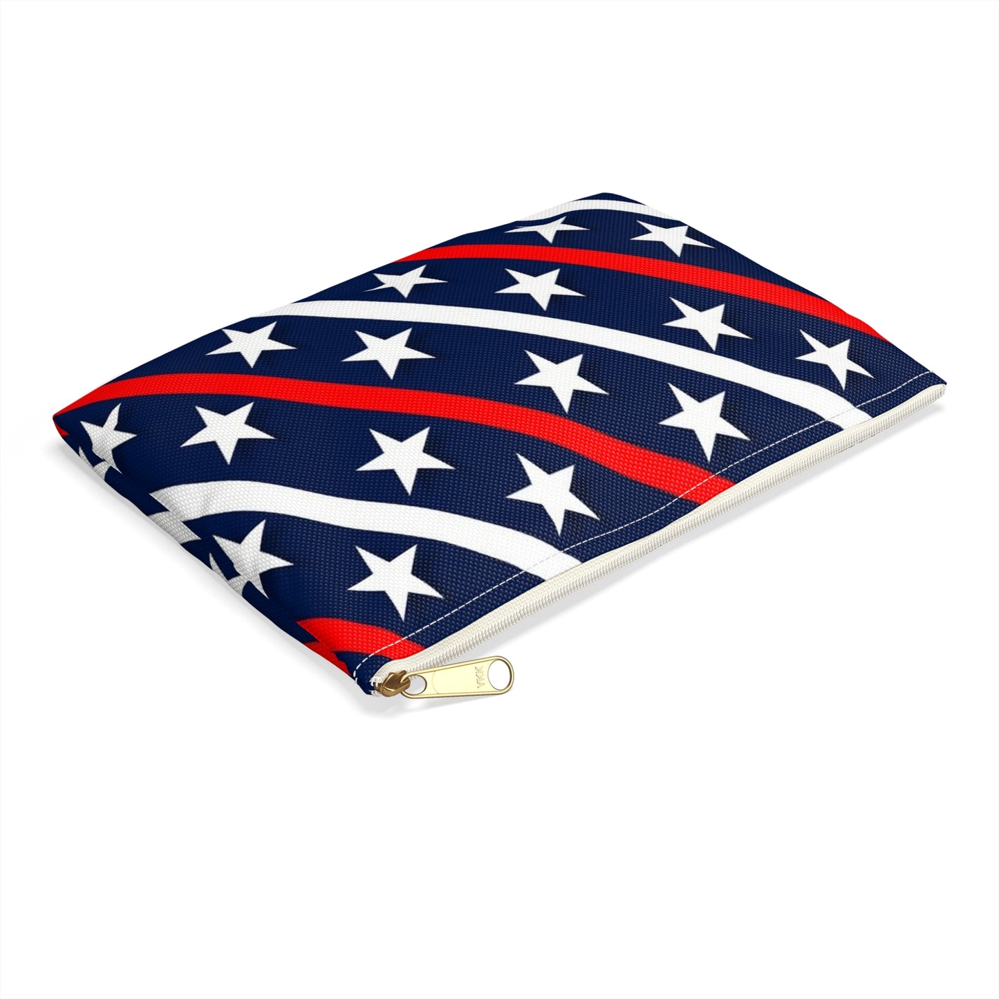 Patriotic Accessory Pouch  Starry Stripes