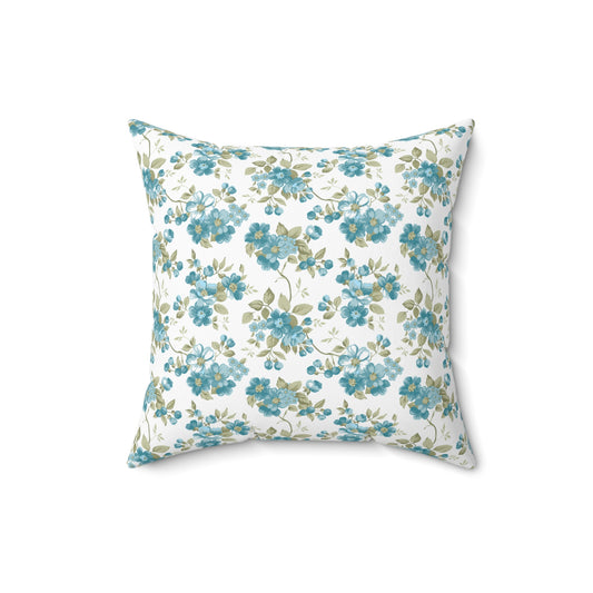 Floral Decorative Pillow, Cozy Home Decor, Accent Cushion, Gift for Her, Spring Living Room Decor, Housewarming Present