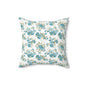 Floral Decorative Pillow, Cozy Home Decor, Accent Cushion, Gift for Her, Spring Living Room Decor, Housewarming Present