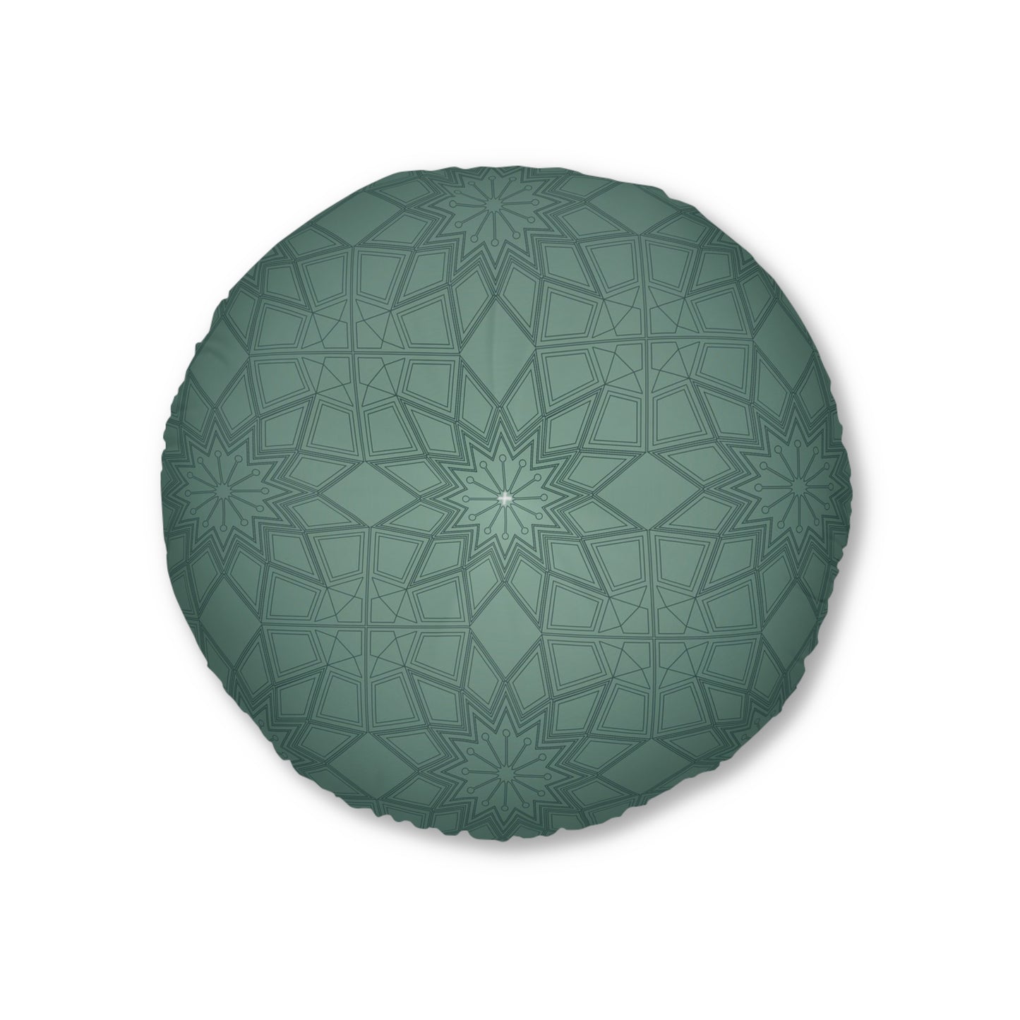 Stylish Tufted Floor Pillow, Round - Bohemian Home Decor, Meditation Cushion, Cozy Seating, Floor Pillow for Living Room, Gift Idea