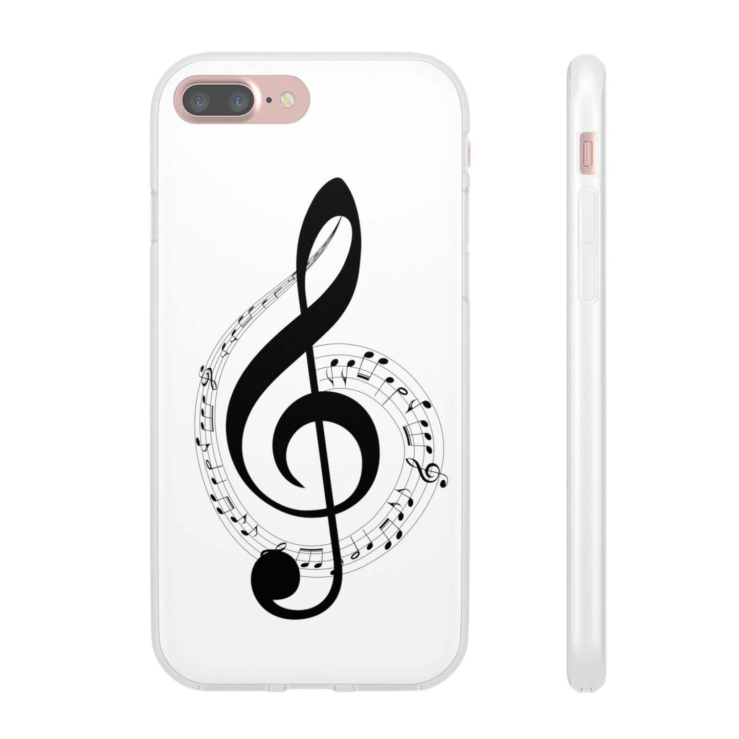 Phone Case — Musical Treble Clef Design