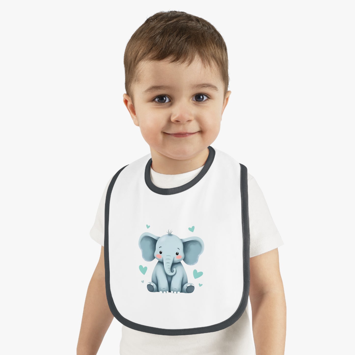 Cute Elephant Baby Bib - Adorable Infant Feeding Accessory