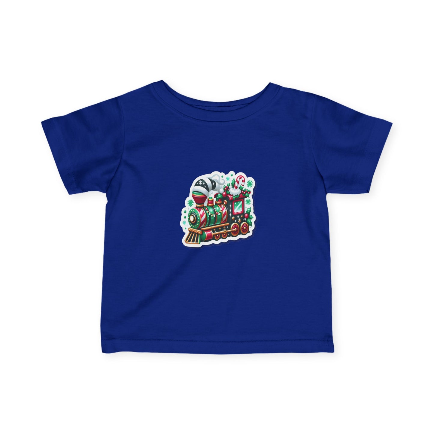 Infant Tee — Cute Christmas Toy Train Holiday Baby Shirt